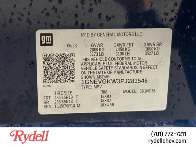 2023 Chevrolet Traverse LT Cloth