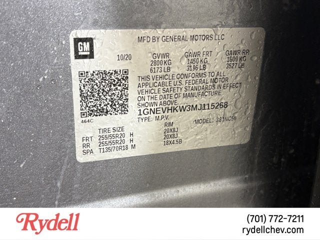 2021 Chevrolet Traverse LT Leather