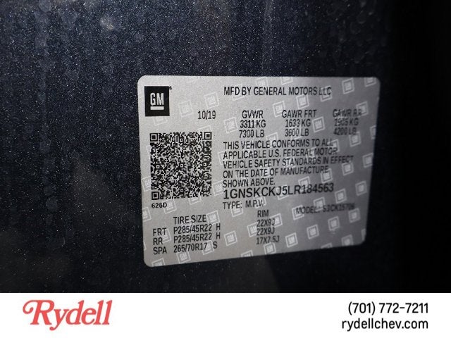 2020 Chevrolet Tahoe Premier