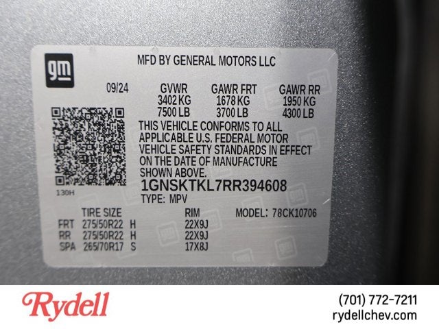 2024 Chevrolet Tahoe High Country