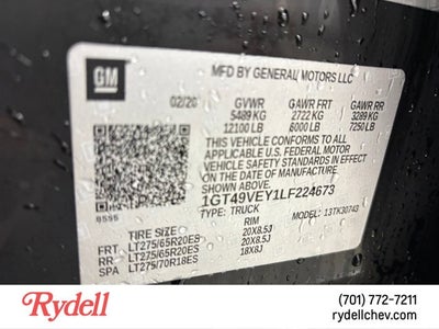 2020 GMC Sierra 3500HD AT4