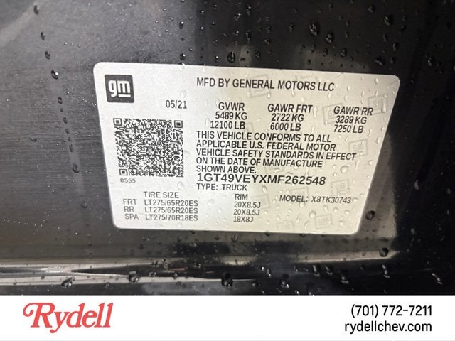 2021 GMC Sierra 3500HD AT4
