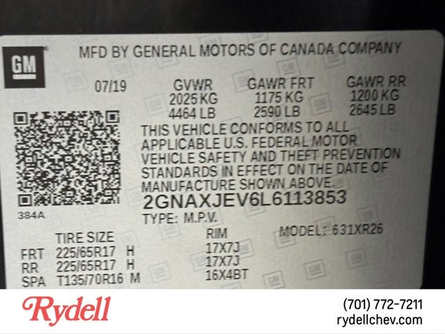 2020 Chevrolet Equinox LT