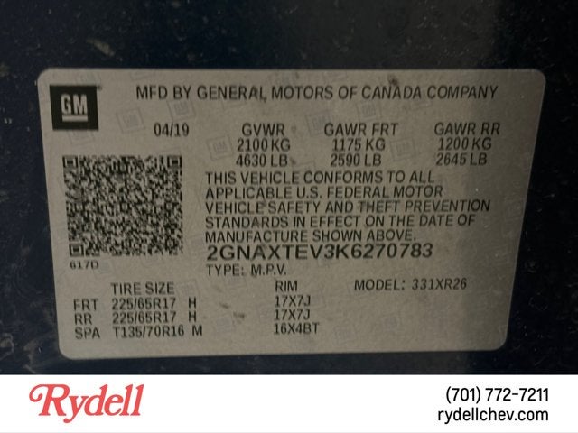2019 Chevrolet Equinox LT