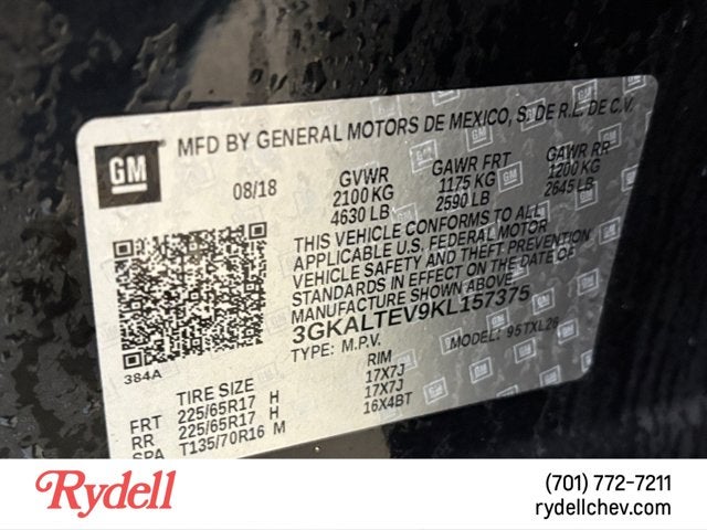 2019 GMC Terrain SLE