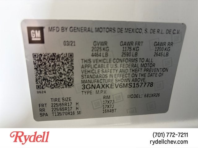 2021 Chevrolet Equinox LT