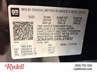 2025 Chevrolet Equinox AWD LT