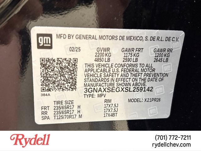 2025 Chevrolet Equinox AWD ACTIV