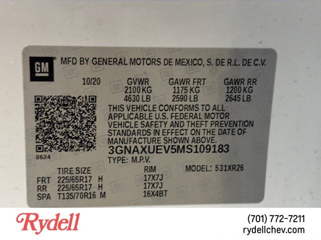 2021 Chevrolet Equinox LT