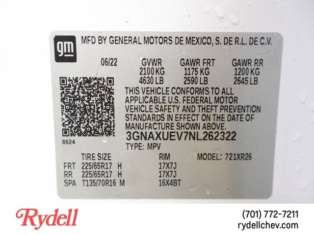 2022 Chevrolet Equinox LT