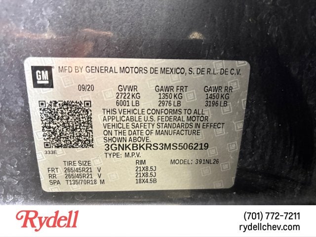 2021 Chevrolet Blazer RS