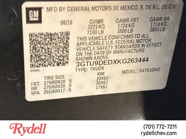 2019 GMC Sierra 1500 SLT