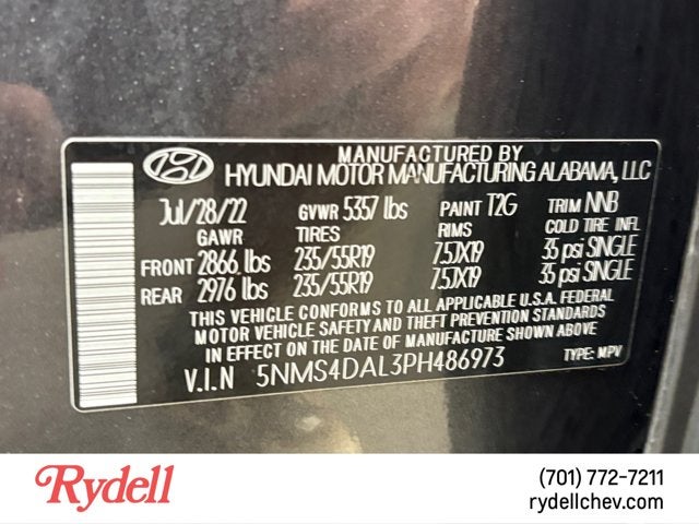2023 Hyundai Santa Fe Limited