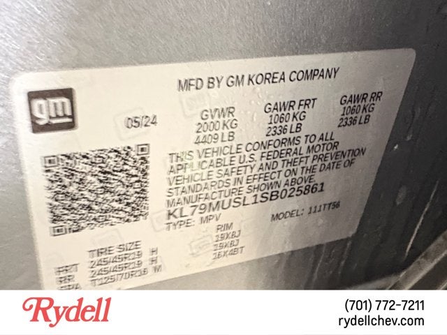 2025 Chevrolet Trailblazer RS